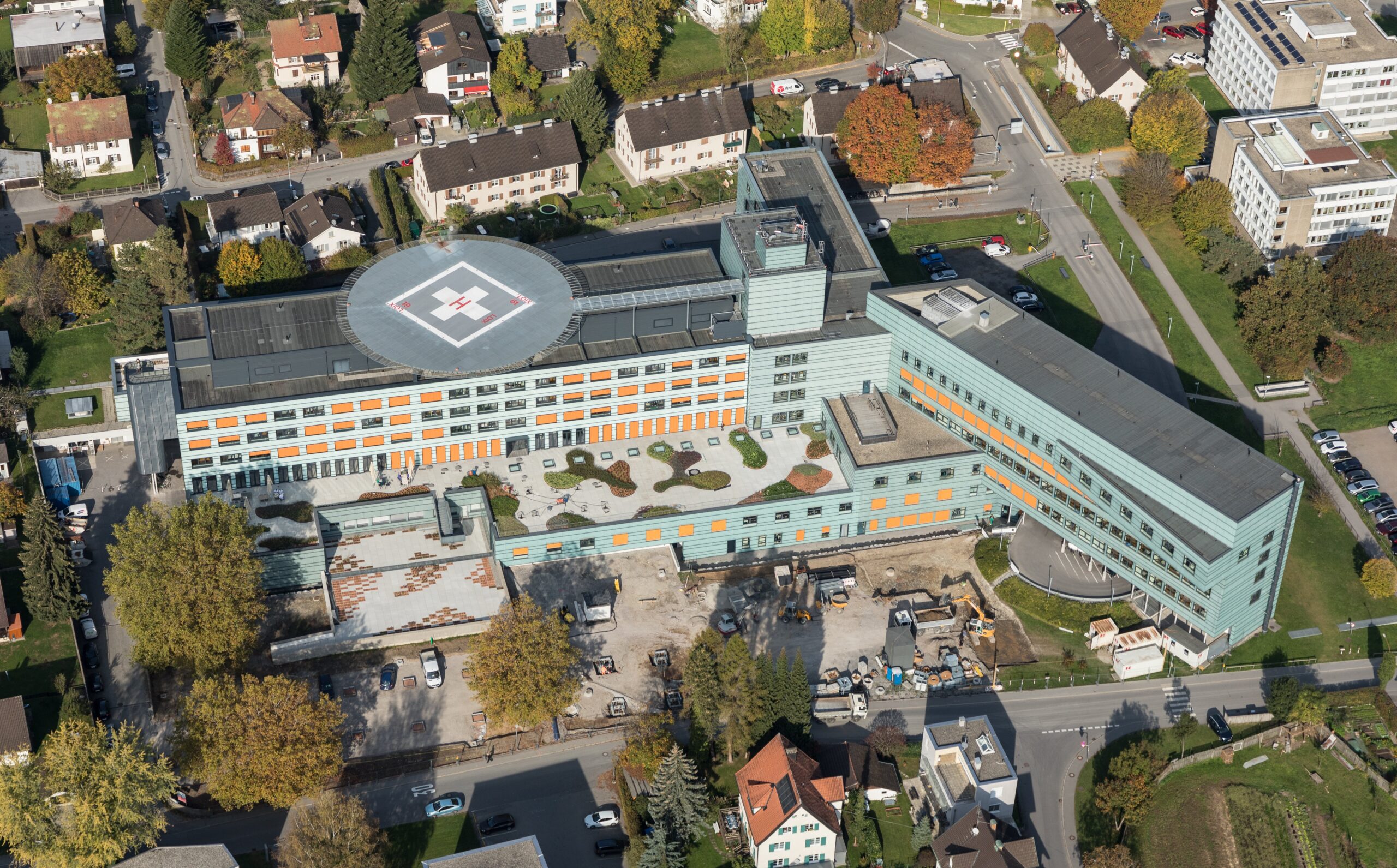 Landeskrankenhaus Bregenz / Foto: Raumplanung/Land Vorarlberg Überblick: Die optimale Grenzgänger-Versicherung